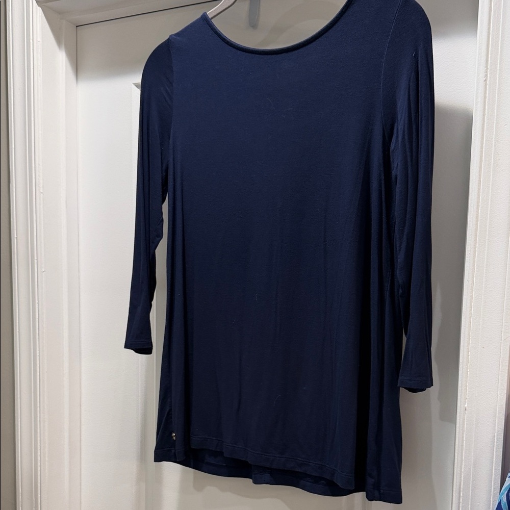 Lilly Pulitzer Classic Navy Long Sleeve Top